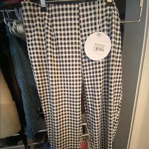 Princess Polly gingham pants. Size 10. Never worn with tags.